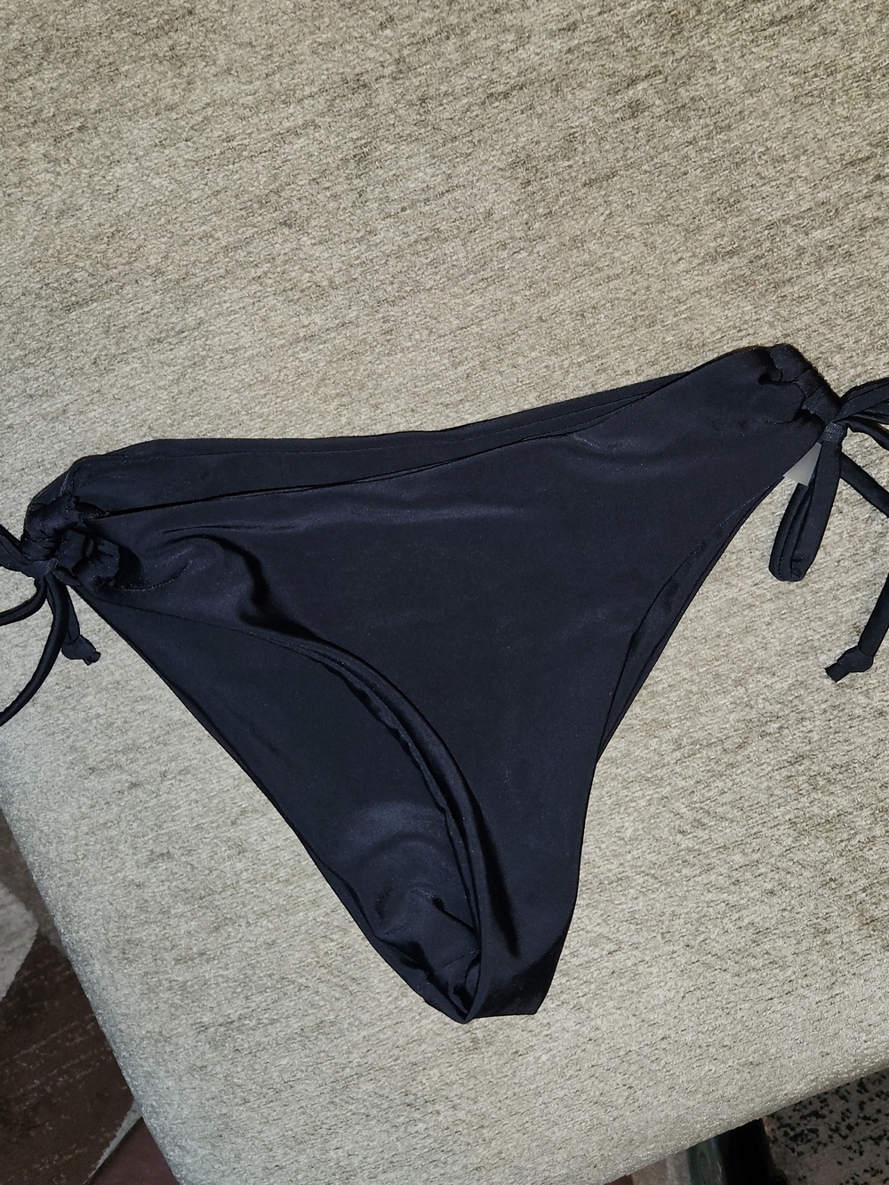 Black Bikini Bottom with Side Ties